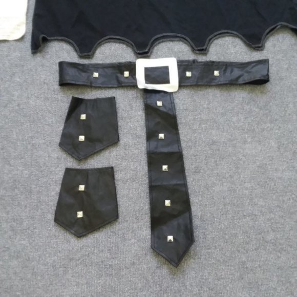 Mens Executioner COSTUME Adult XL Black Robe Hood Set Comic Con Medieval New - Picture 8 of 15